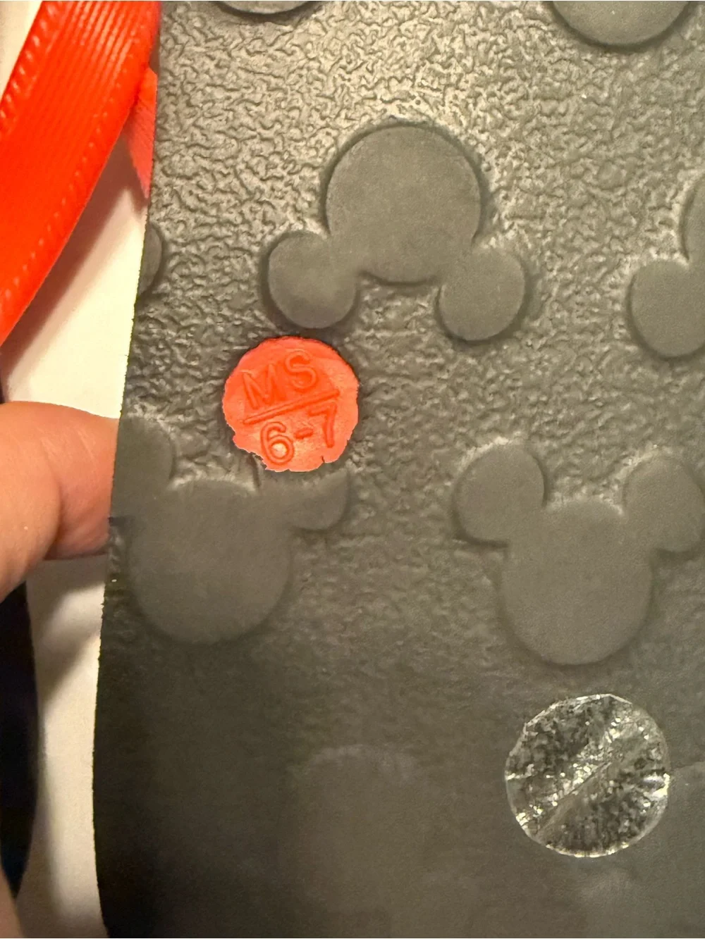 Disney Parks Mickey Mouse Flip Flops